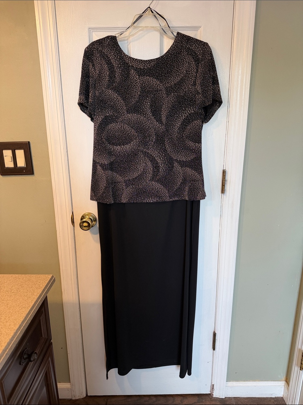 Women's One-Piece Elegant Black Dress